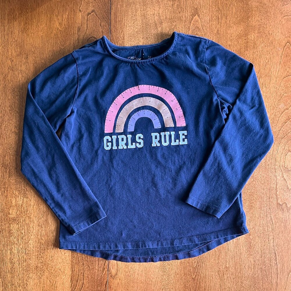 Rumi+Ryder "Girls Rule" shirt 8-10